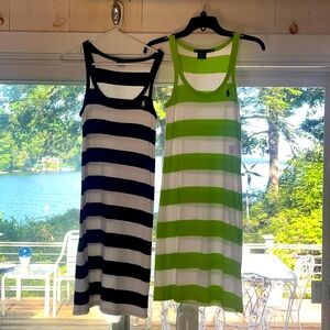 Ralph Lauren Sport Striped Cotton Dresses S & M